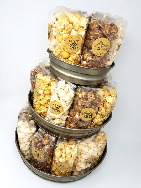 Classic Wedding Popcorn Favors