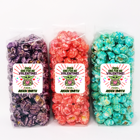 Yoda One For Me - Valentine Popcorn Party Favors