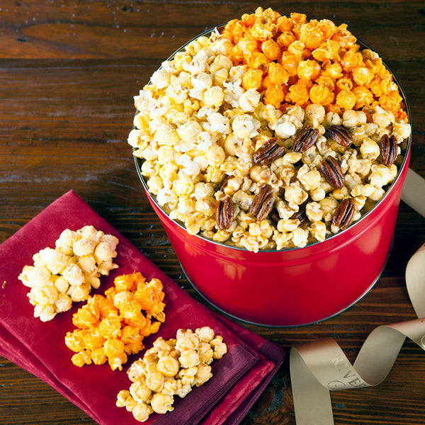Gourmet Popcorn Christmas Tins